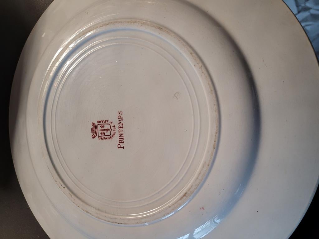 Vintage St. Amand Hamage 'Printemps' bord, Antiek en Kunst, Ophalen of Verzenden