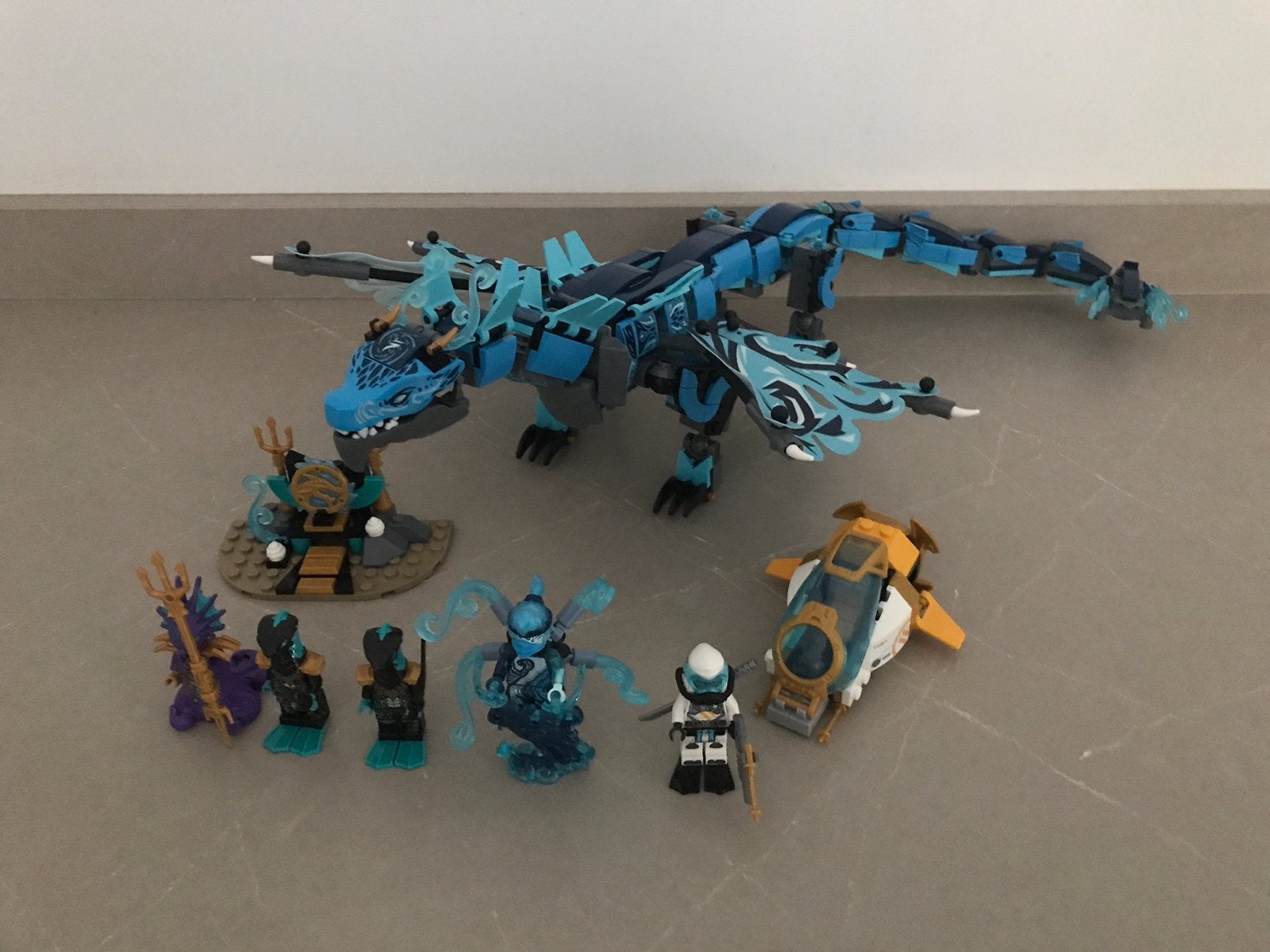 Lego ninjago set 71754, Lego, Ophalen of Verzenden, Zo goed als nieuw, Compleet