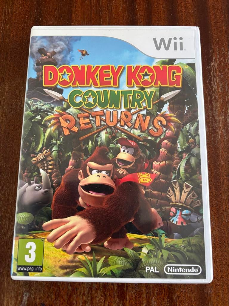 Donkey Kong Country Returns - Wii, Gebruikt, 2 spelers, Eén computer, Ophalen of Verzenden