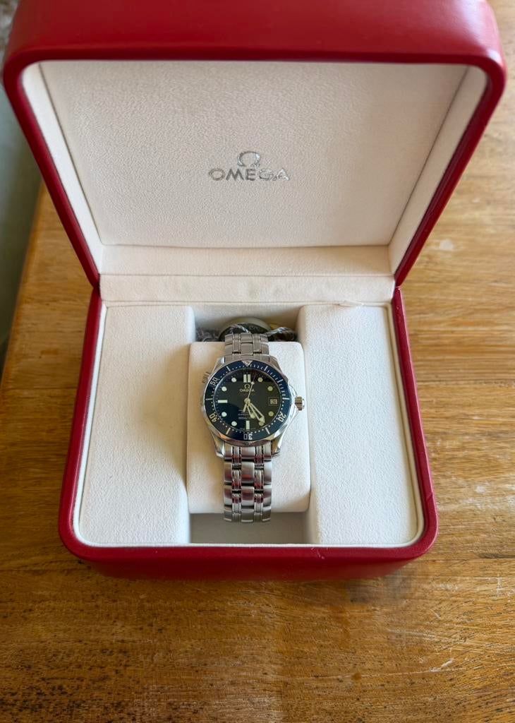 Omega Seamaster 300M 36mm 2222.80 Full Set – Co-Axial, Ophalen, Staal, Gebruikt, Staal