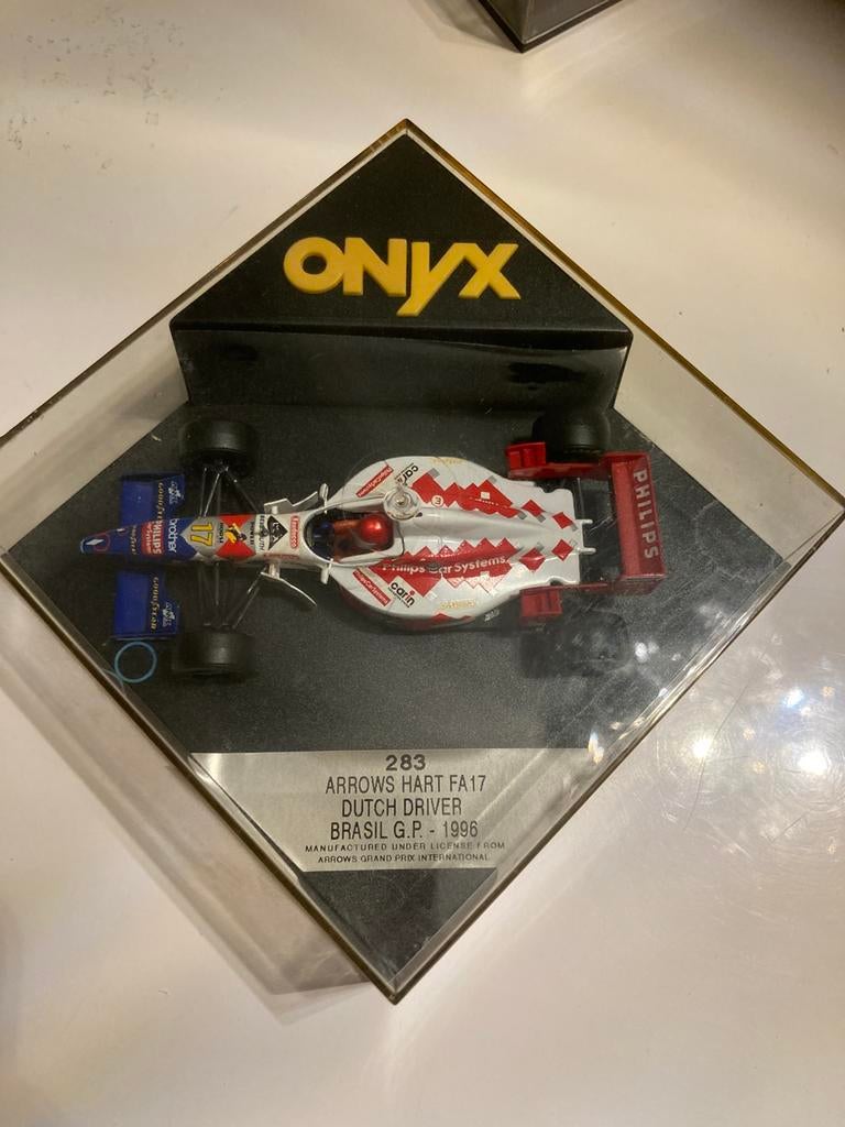 Jos verstappen arrows hart fa17 brasil 1996 1/43, Ophalen of Verzenden, Nieuw, Formule 1