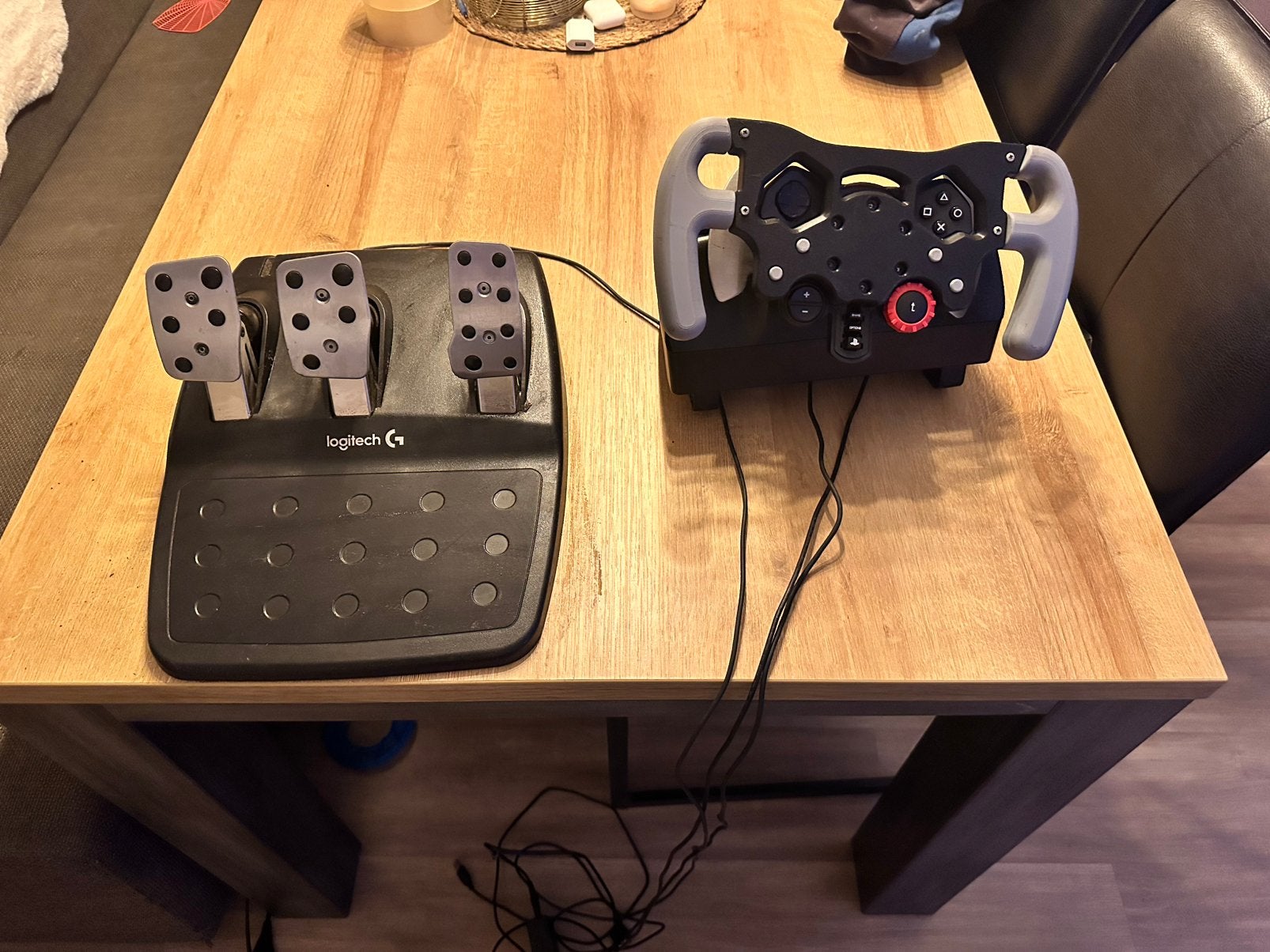 Logitech race set, Computers en Software, Ophalen, Zo goed als nieuw