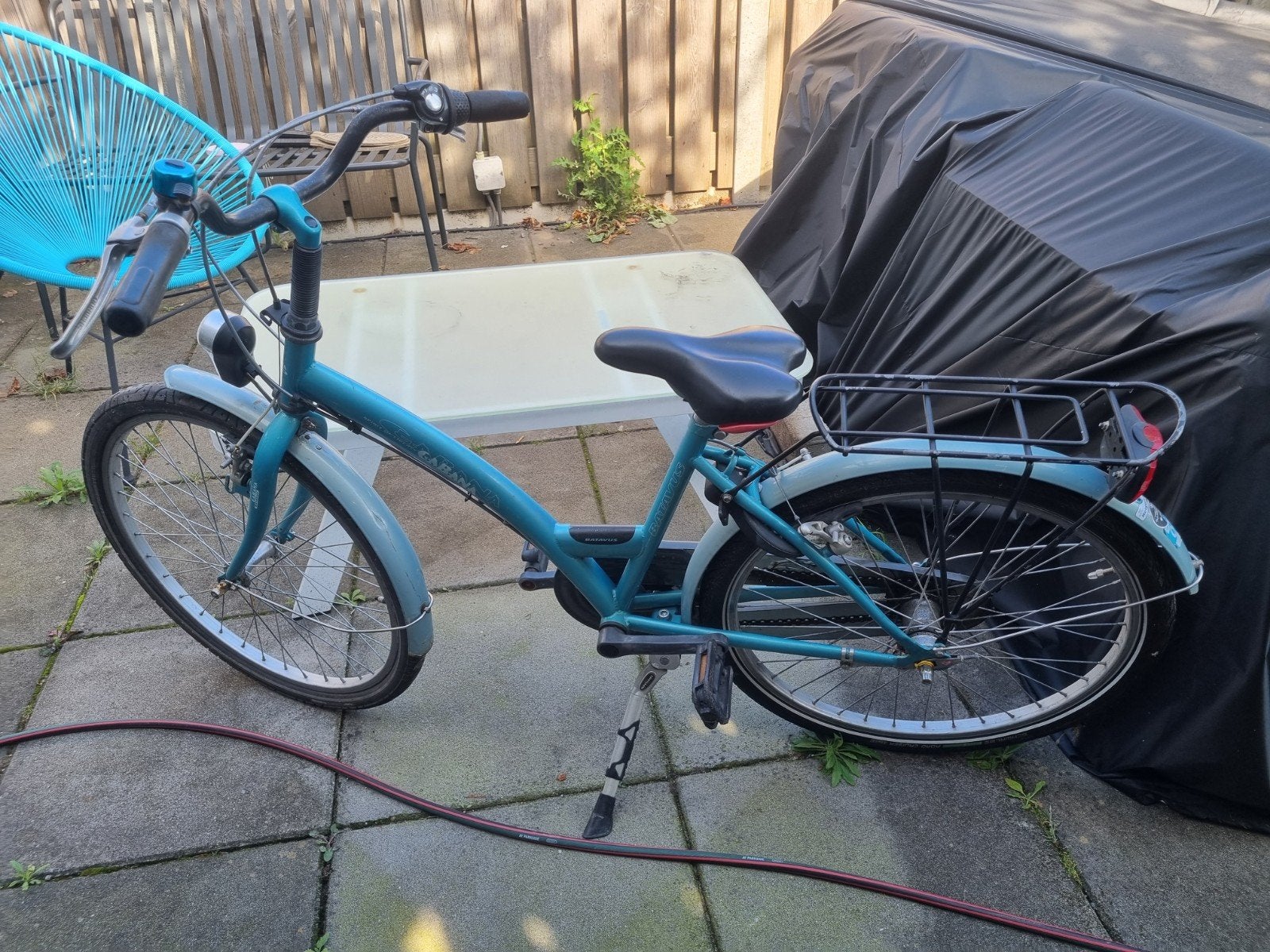 Leuke kinderfiets, alles werkt! Doe een bod!, Fietsen en Brommers, Ophalen of Verzenden, Gebruikt, Terugtraprem, 20 inch of meer