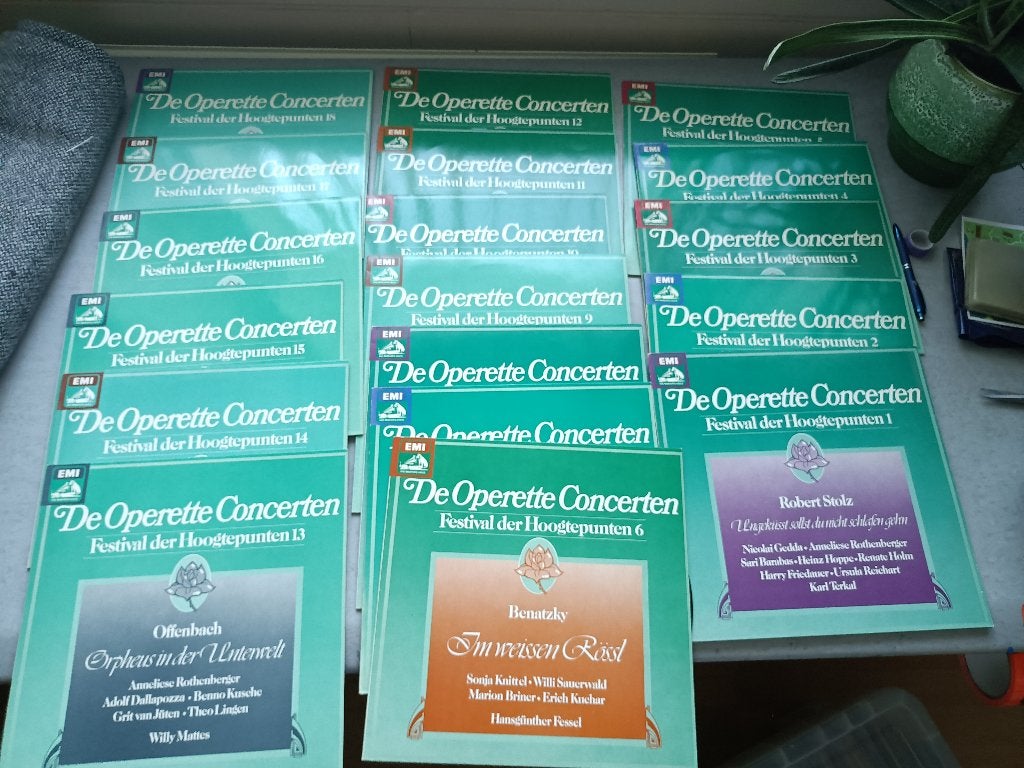 18 delige Operette concerten, LP, Gebruikt, Opera of Operette, Ophalen of Verzenden