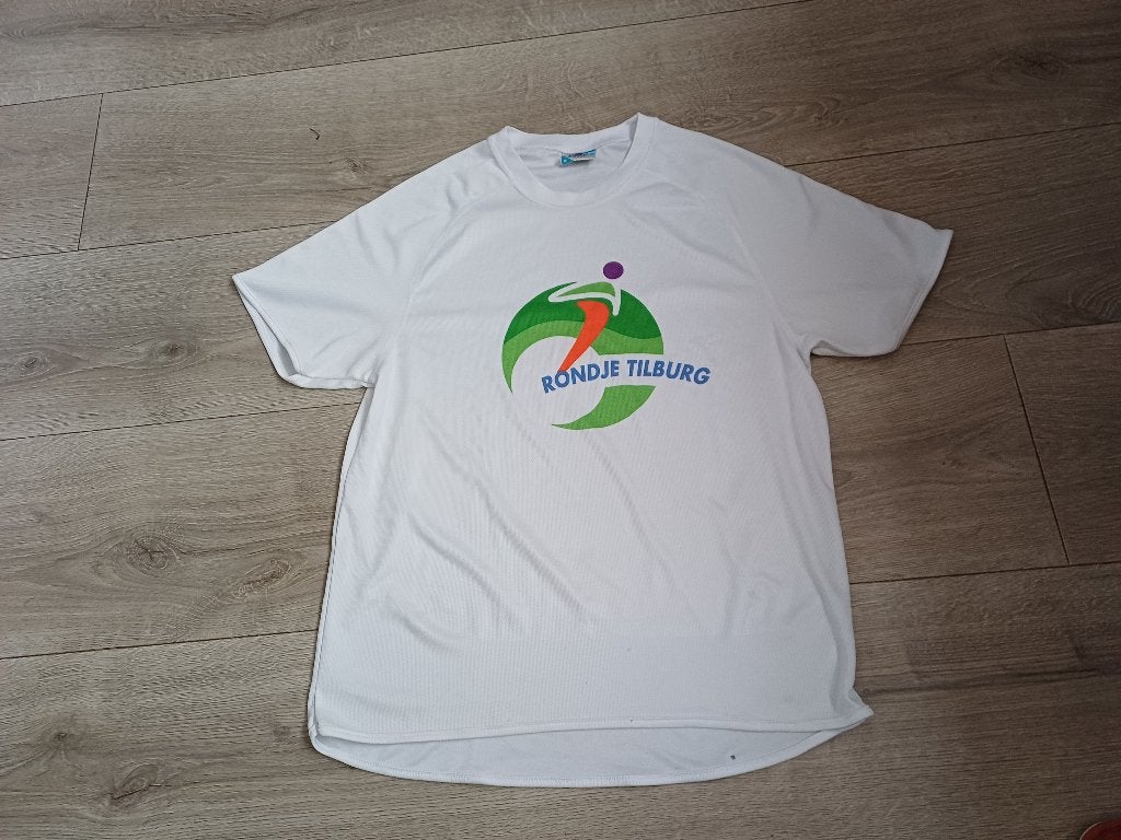 wit sport shirt rondje Tilburg Starworld mt M, Maat 48/50 (M), Wit, Ophalen of Verzenden, Starworld