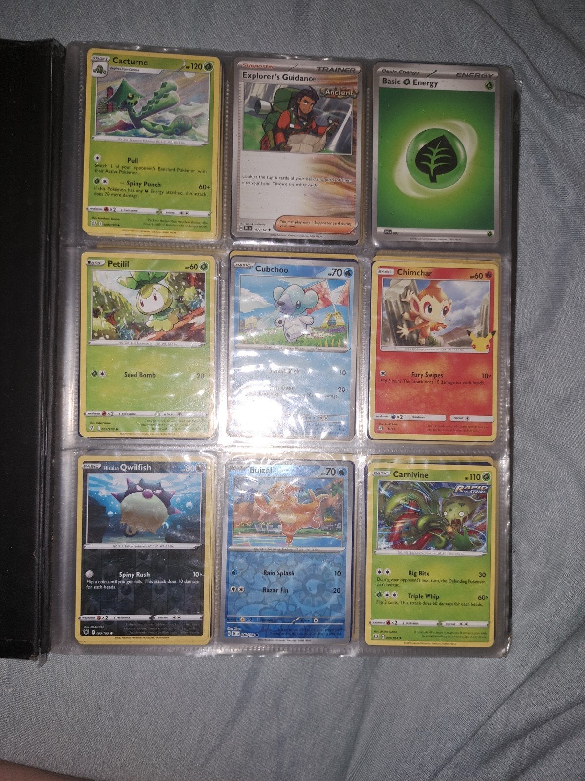 Grote collectie Pokémon kaarten in map, Ophalen of Verzenden, Nieuw, Meerdere kaarten