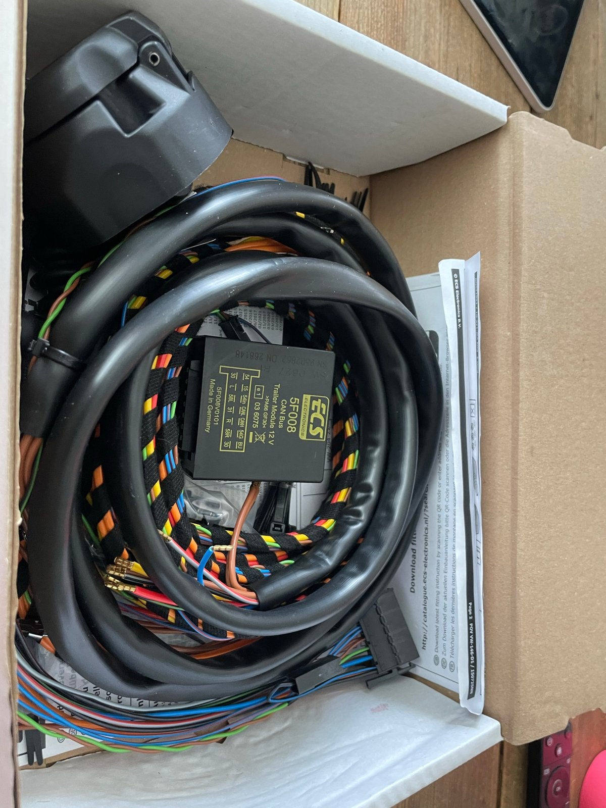 ECS Trekhaak Kabelset 13-pins VW/Audi/Seat/Skoda, Ophalen of Verzenden, Nieuw