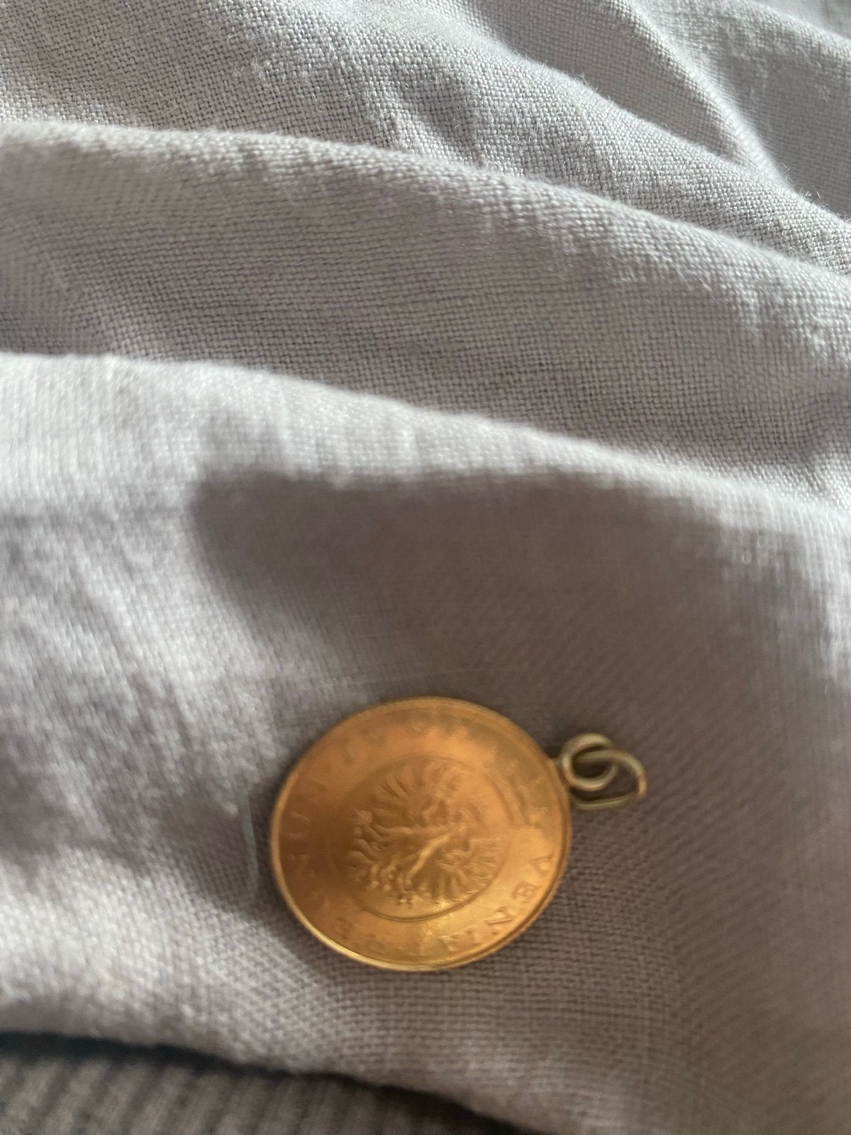 Gouden Munt Hanger 18 Karaat - Louise de Coligny, Ophalen of Verzenden, Goud