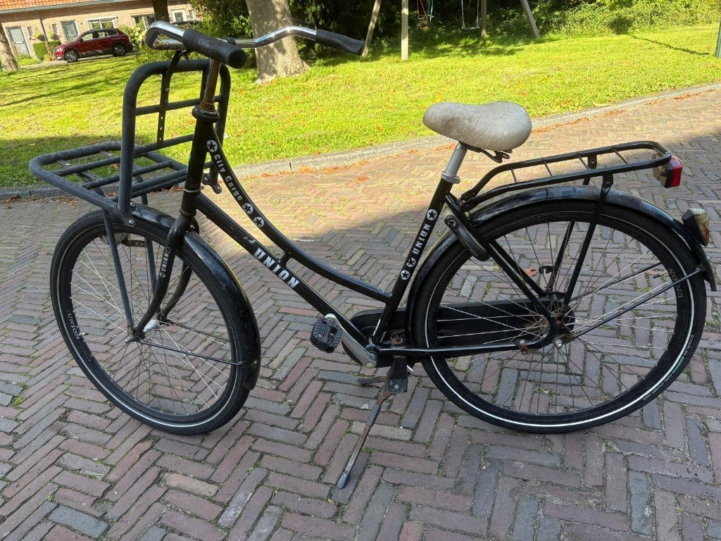 opknap fiets: Union transporter, Terugtraprem, Gebruikt, 50 tot 53 cm, Ophalen