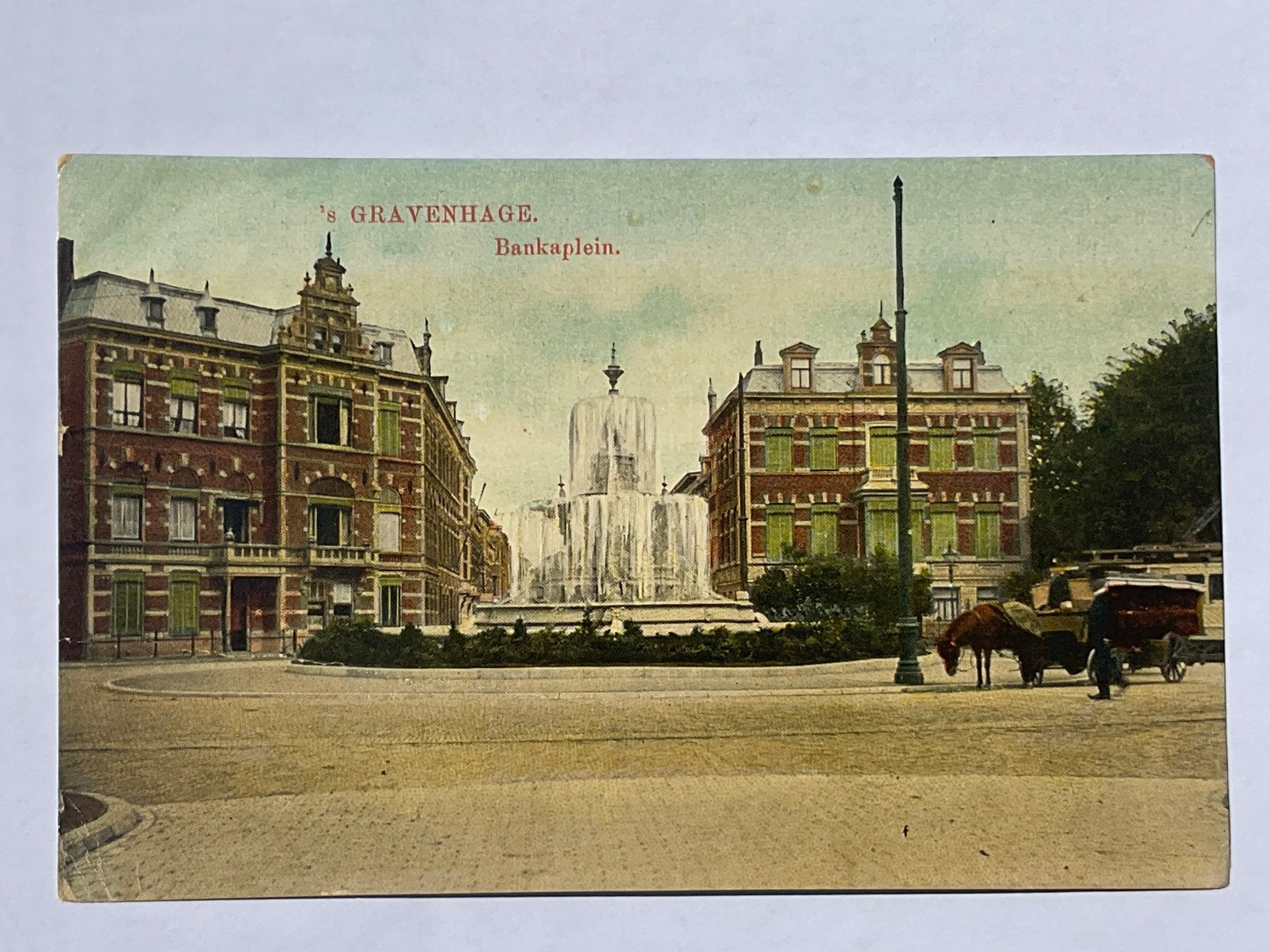 Den haag,bankaplein, Ophalen of Verzenden, Voor 1920, Zuid-Holland