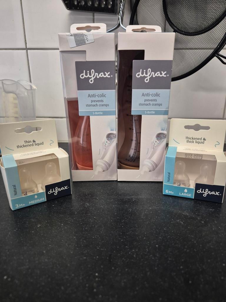 Difrax S-flessen en spenen (nieuw), Kinderen en Baby's, Babyvoeding en Toebehoren, Ophalen of Verzenden, Nieuw, Overige typen
