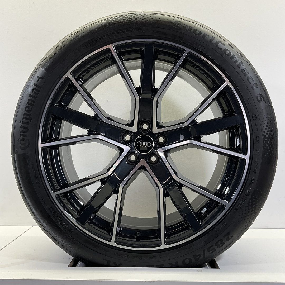 AUDI SQ8 Q8 SET VELGEN + ZOMERBANDEN 22 INCH, Auto-onderdelen, Banden en Velgen, Gebruikt, -, 285 mm, -