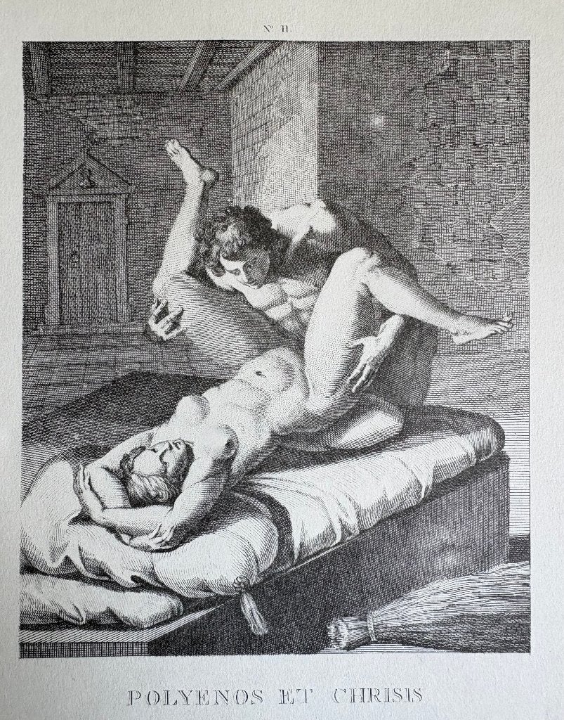 20 erotische prenten (Agostino Carracci, 16e eeuw), compleet, Antiek en Kunst, Kunst | Etsen en Gravures, 18 cm, Mythologie, Ophalen of Verzenden