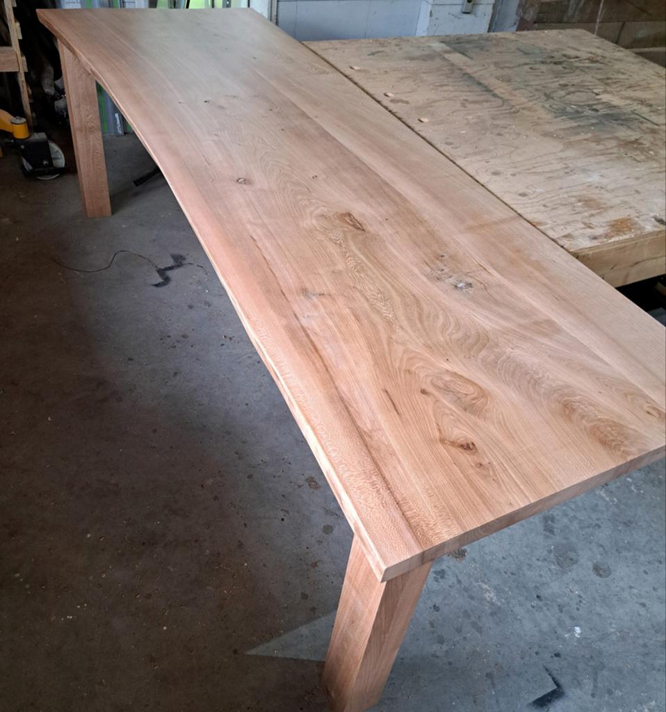 BOOMSTAMTAFEL, WERKBLAD, BUREAUBLAD, 50 tot 100 cm, Rechthoekig, Overige houtsoorten, Ophalen
