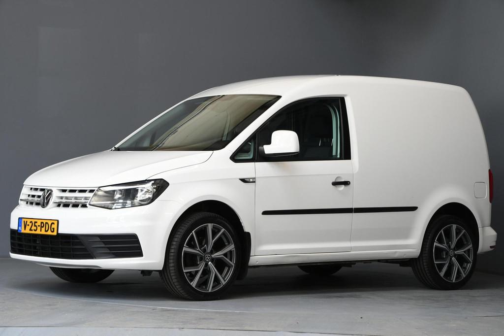 Volkswagen Caddy 1.2 TSI L1H1 BMT AIRCO | CRUISE | STOELVERW, Auto's, Bestelauto's, Lichtsensor, Stof, Gebruikt, 4 cilinders