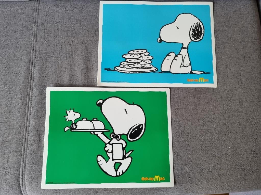 Snoopy placemat / 2 stuks / 27 x 35 cm nieuw, Ophalen of Verzenden, Snoopy, Nieuw, Gebruiksvoorwerp