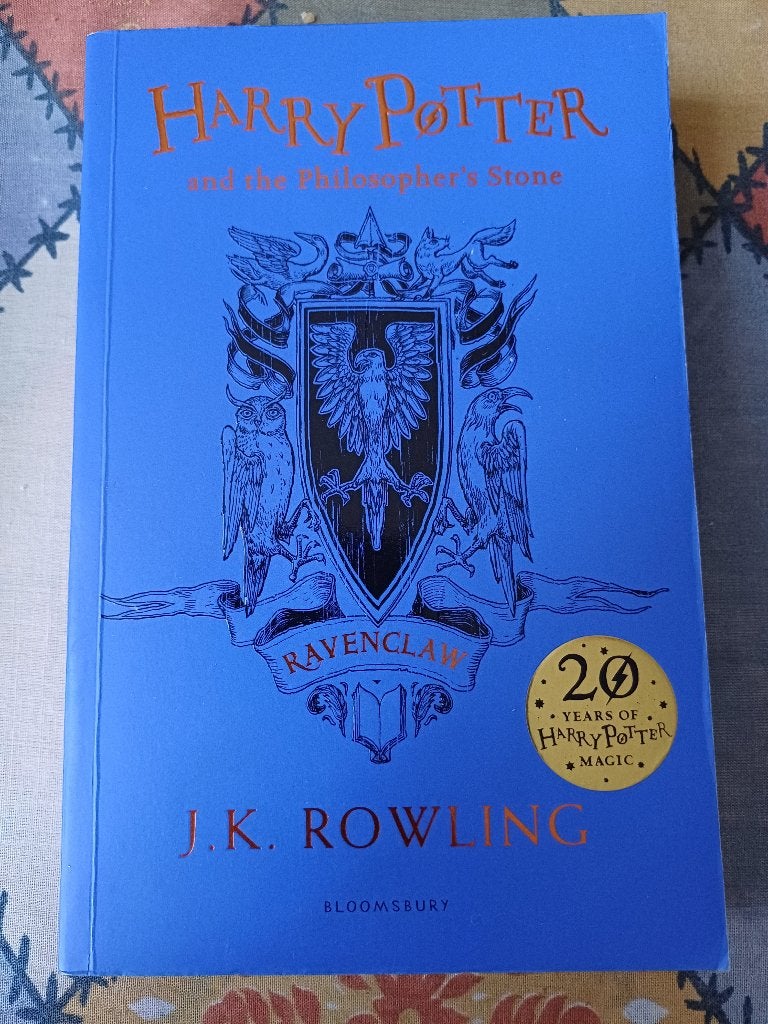 Harry potter and the philosopher stone. Ravenclaw.blauwe uit, Boeken, Ophalen, Gelezen, JK Rowling