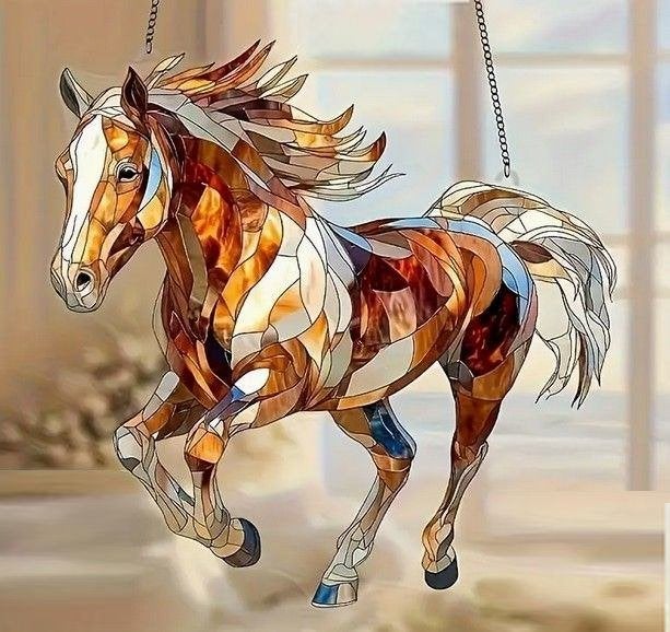 Raamhanger paard, Tuin en Terras, Tuinwanddecoratie, Verzenden, Nieuw