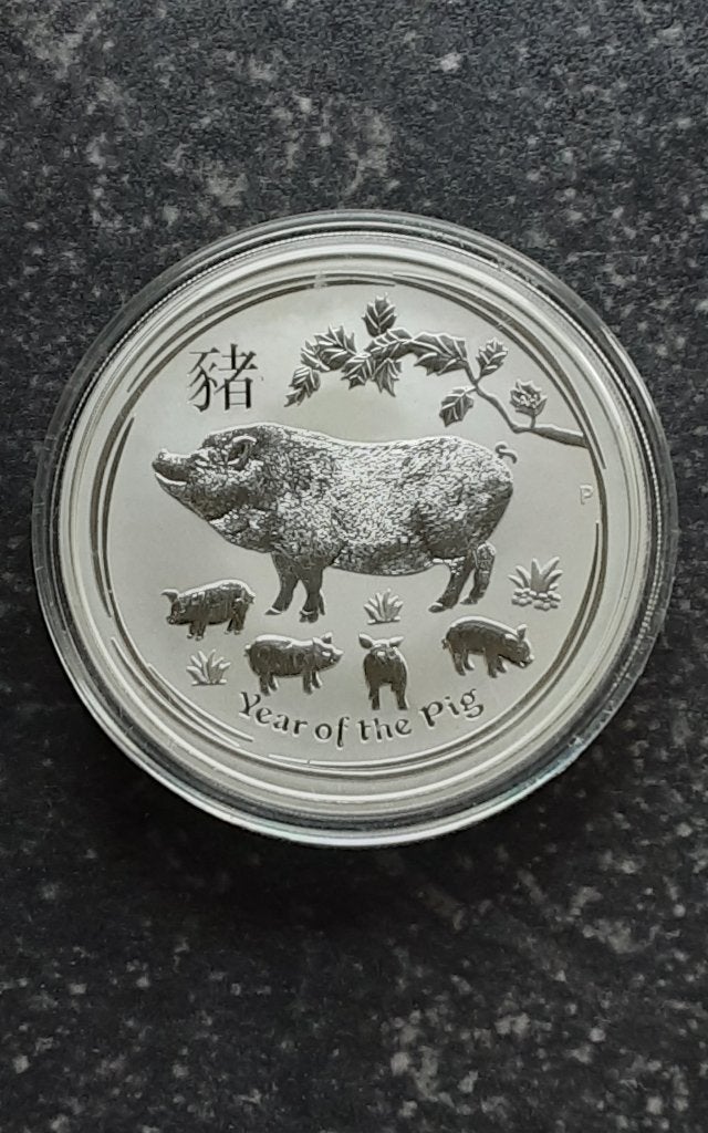 Schaarse Lunar II (5 oz), Ophalen of Verzenden, Zilver