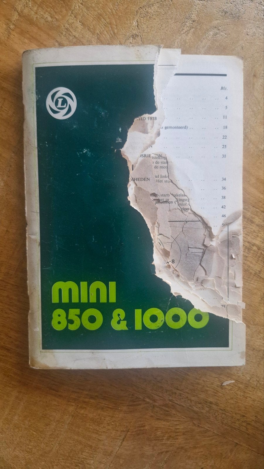 Mini 850 & 1000 Instructieboekje (Beschadigd), Ophalen of Verzenden