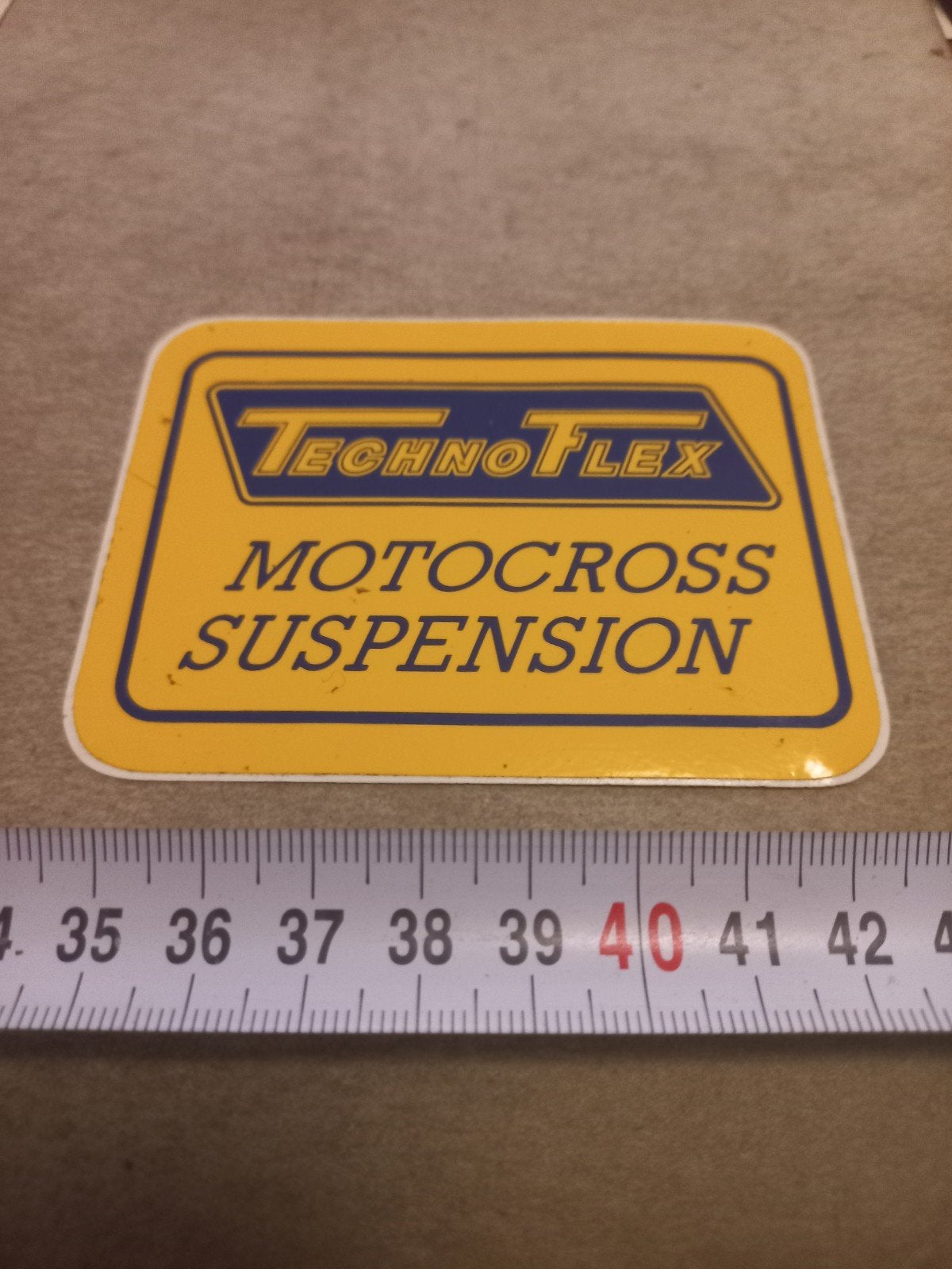 TechnoFlex Motocross Suspension Sticker - Vintage, Ophalen of Verzenden