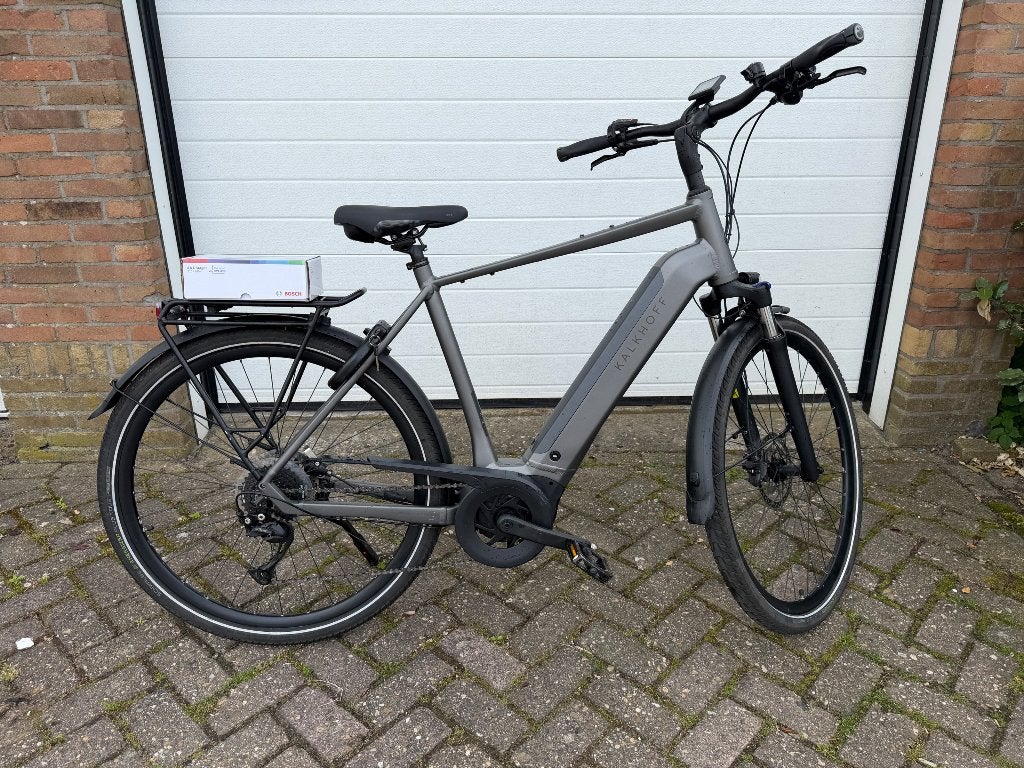 Kalkhoff elektrische fiets, Zo goed als nieuw, 50 km per accu of meer, 55 tot 59 cm, Ophalen