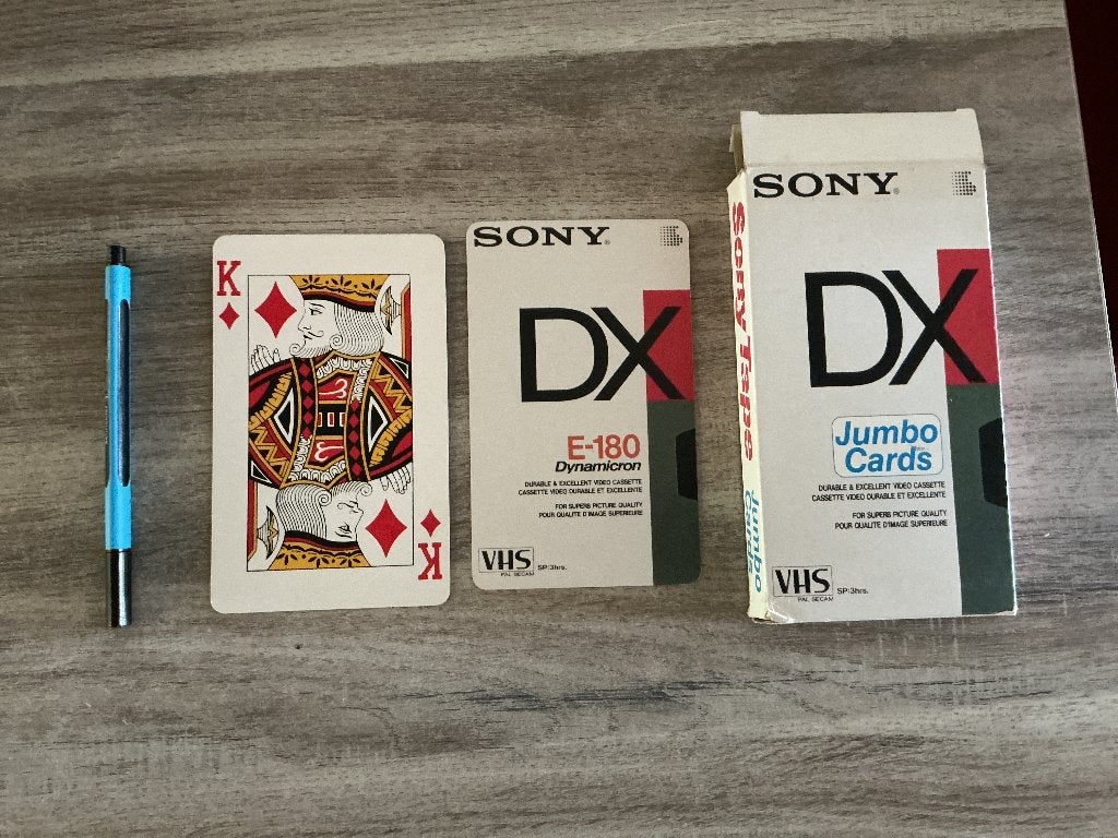 Grote speelkaarten VHS, Ophalen of Verzenden, Speelkaart(en)