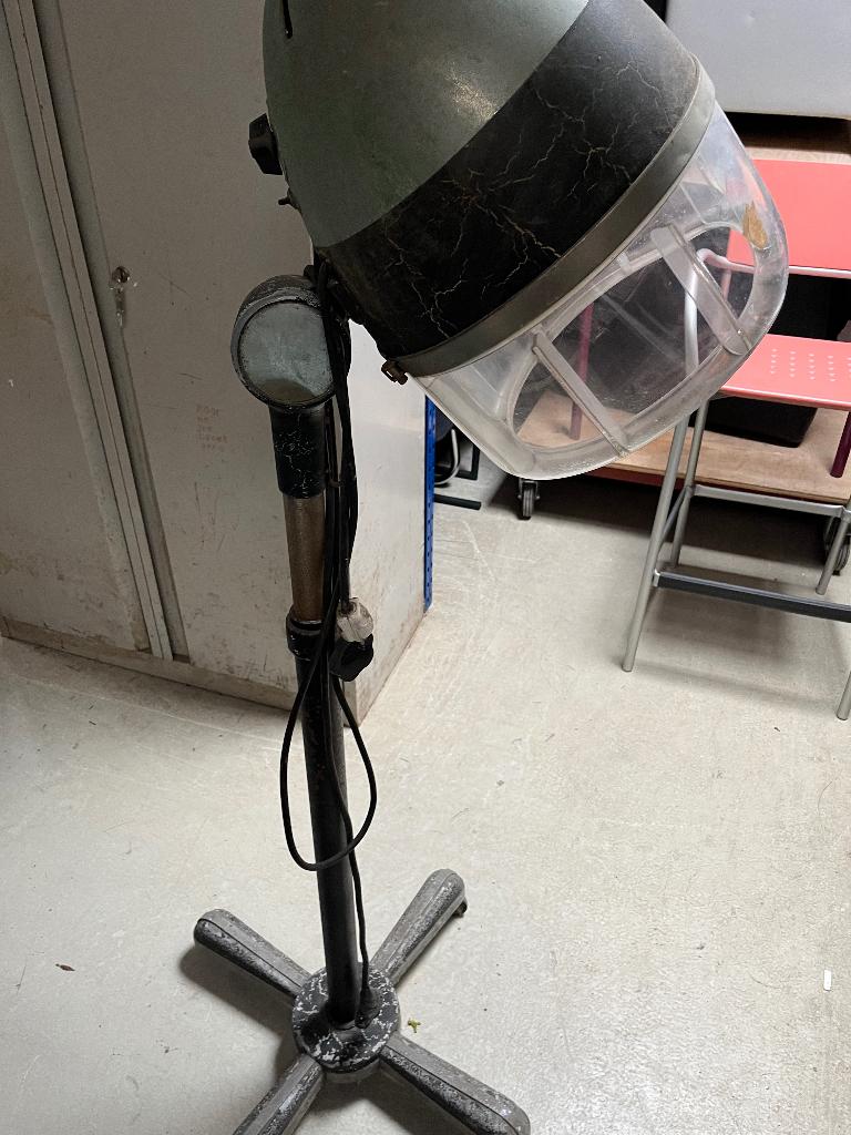 Vintage DDR Haardroogkap voor Barberhop of leeslamp, Ophalen