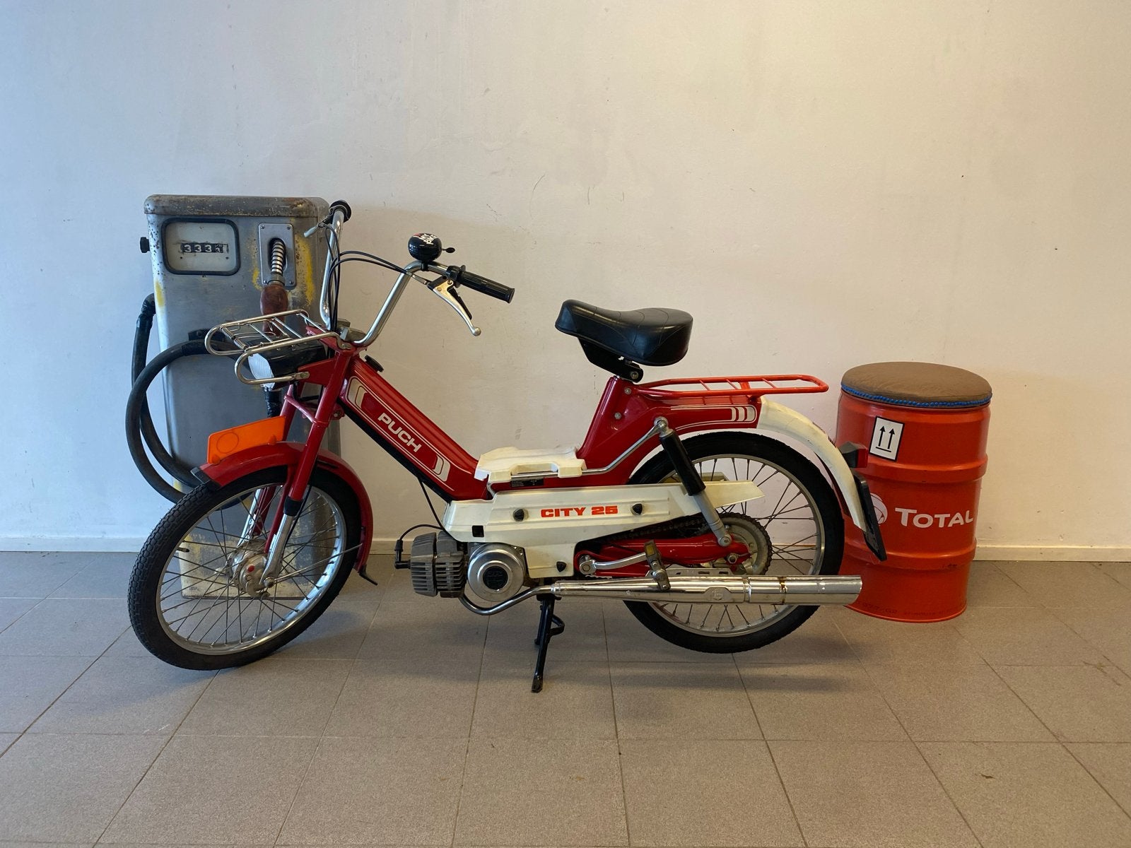Puch City 25 bromfiets - Klassieke snorfiets, Fietsen en Brommers, Ophalen, Gebruikt, Maximaal 25 km/u, Overige modellen