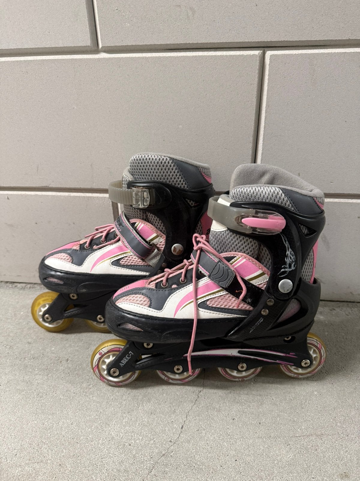 Vette Roze Skeelers Maat 38-41, Kinderen, Ophalen, Overige merken, Verstelbaar