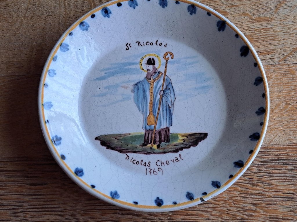 Sinterklaas borden diameter 23cm, Antiek en Kunst, Ophalen of Verzenden