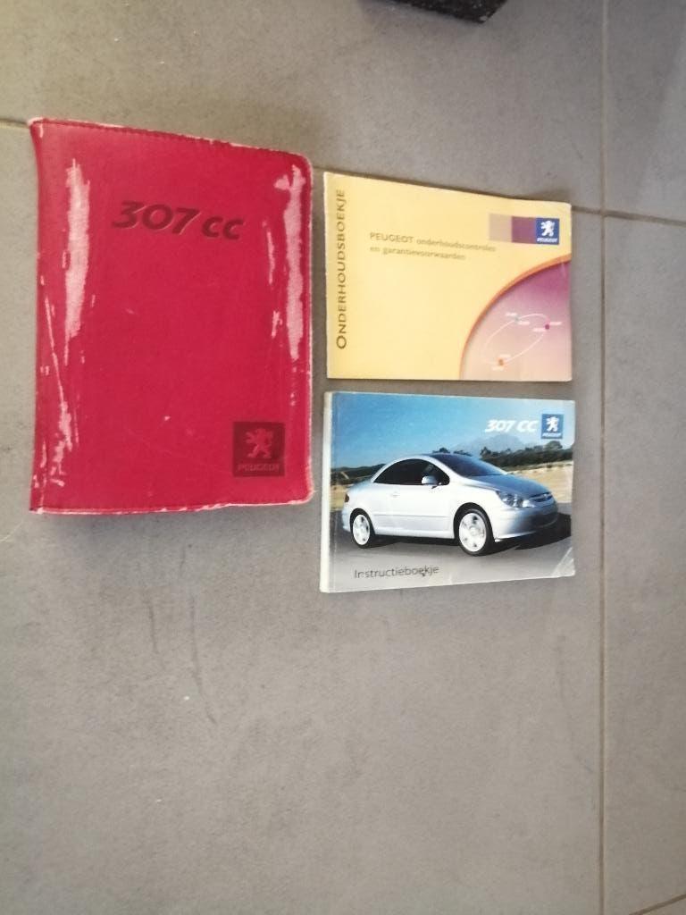 Compleet mapje boekjes PEUGEOT 307 CC  (cabriolet) 2003/2008, Ophalen of Verzenden