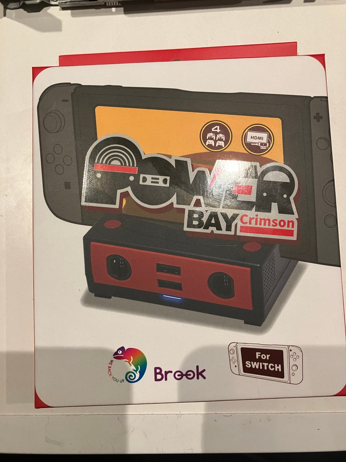 Brook Power Bay Crimson voor Nintendo Switch - Nieuw!, Ophalen of Verzenden, Nieuw