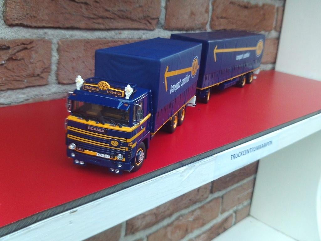 Tekno  Scania  141  Rigid  Truck  van  A.S.G., Ophalen of Verzenden, Nieuw, Bus of Vrachtwagen, Tekno