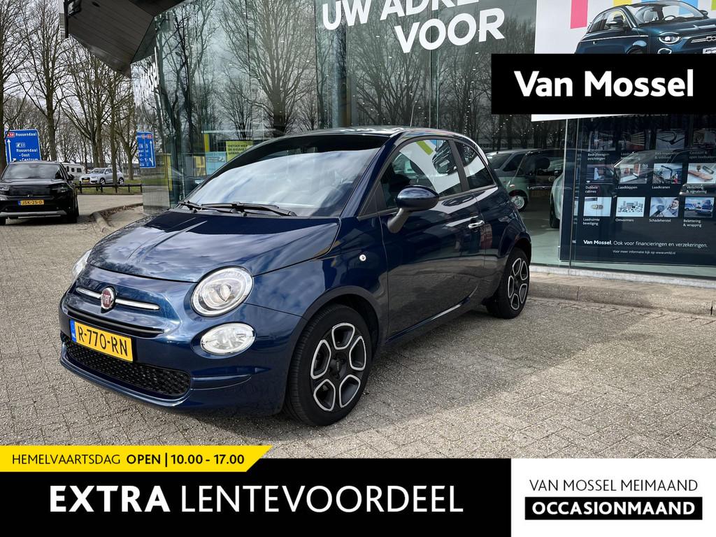Fiat 500 1.0 Hybrid Club | Carplay | Airco | Cruisecontrol |, 12 maanden, Stof, Euro 6, Origineel Nederlands