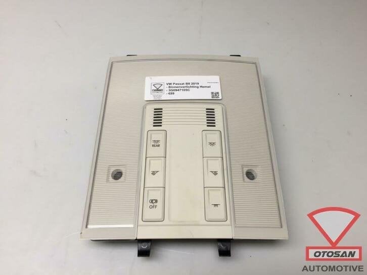 vw passat b8 2019 binnenverlichting hemel 3g0947105c, Gebruikt, Volkswagen, Volkswagen AG, Berliner Ring 2
38440  Wolfsburg, DE