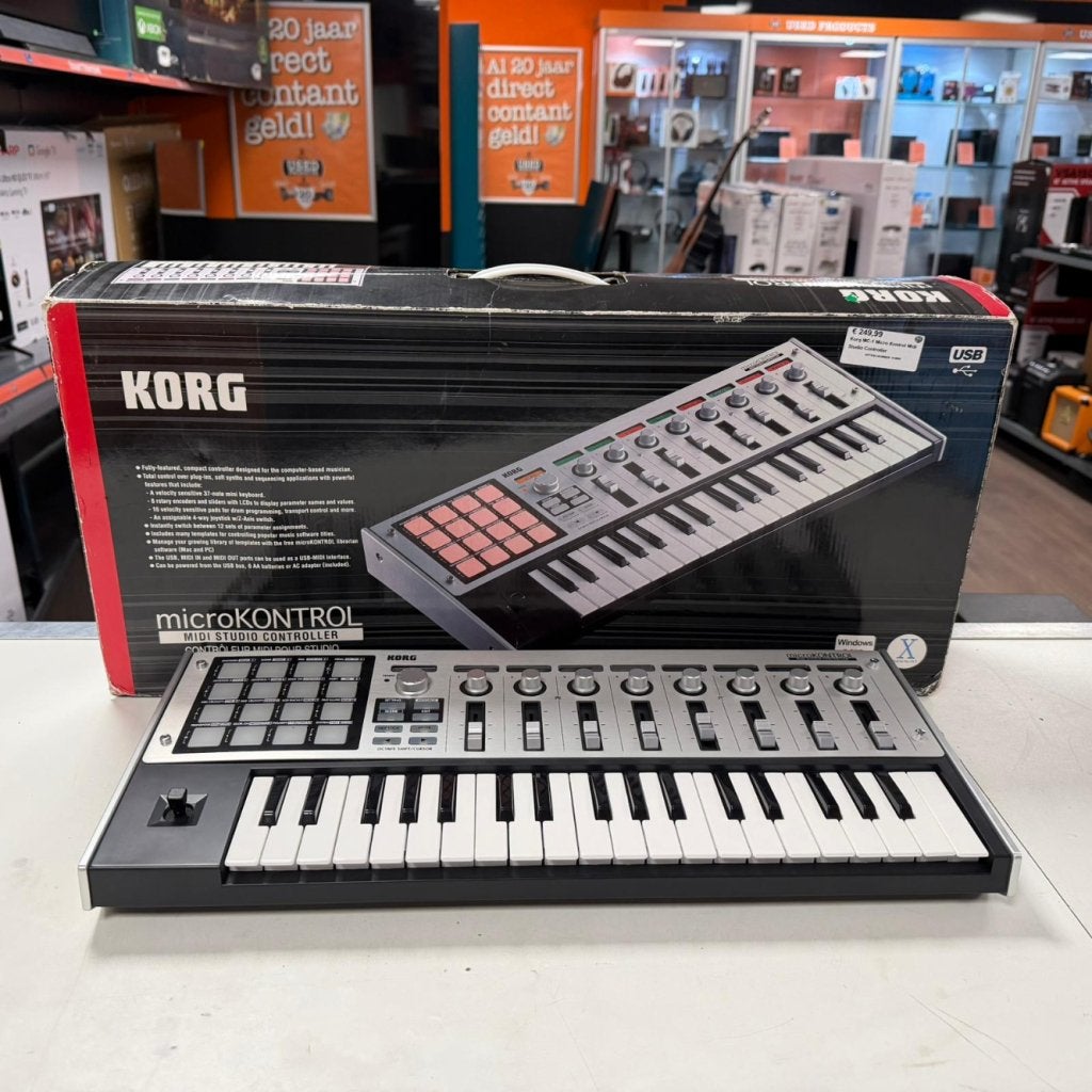 Korg MC-1 Micro Kontrol Midi Studio Controller, Korg, Zo goed als nieuw, https://www.korg.com/nl/contact/, 15-12, Shimotakaido 1-chome, Suginami-ku, Tokyo 168-0073, Japan