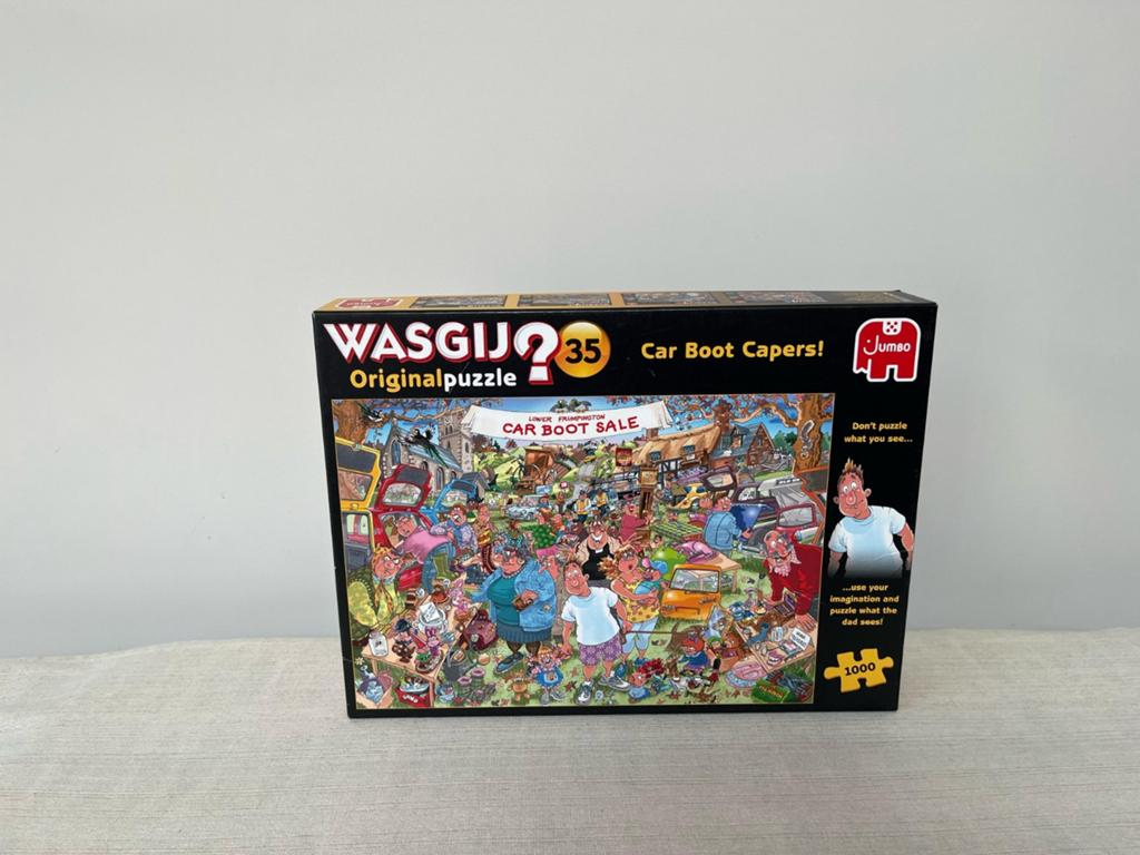 Wasgij Original 35 Car Boot Capers! Legpuzzel 1000 stukjes, Ophalen, 500 t/m 1500 stukjes, Zo goed als nieuw, Legpuzzel