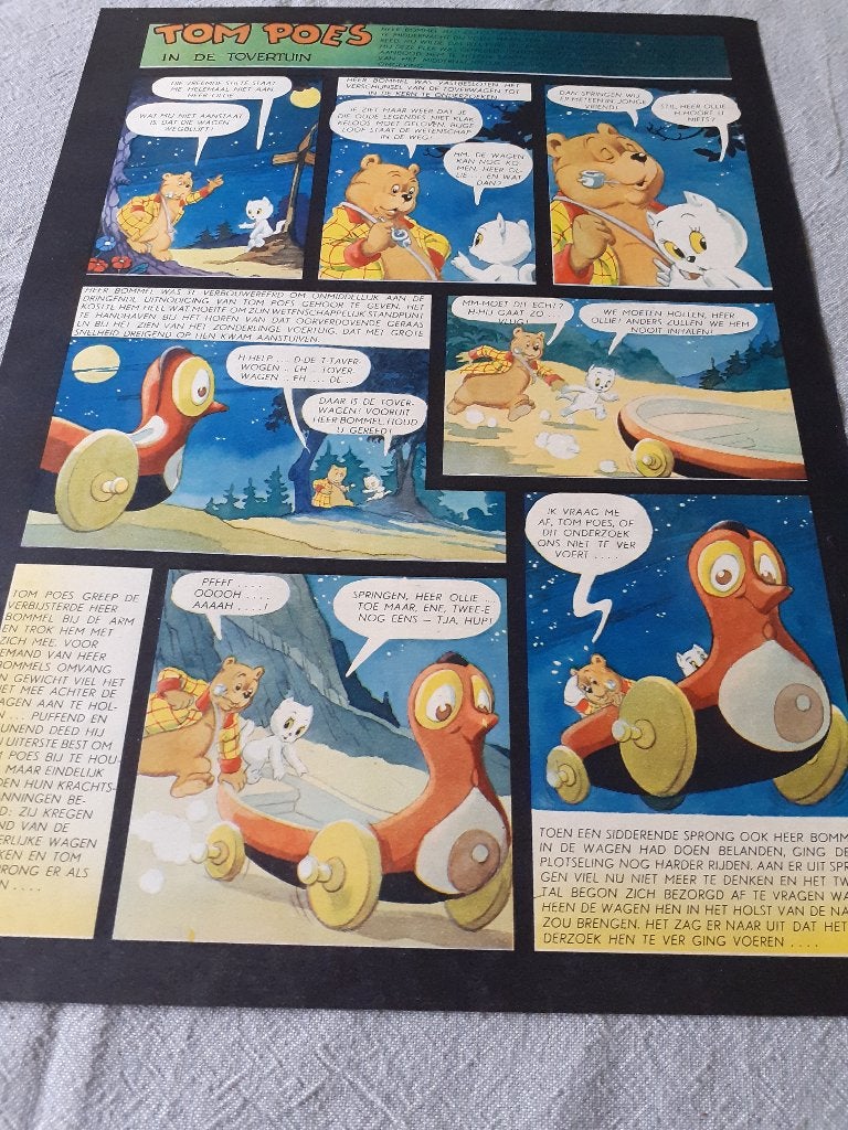 tom poes uit reveu 1957 tot jaren 60, Gelezen, Marten Toonder, Ophalen of Verzenden, Meerdere stripboeken