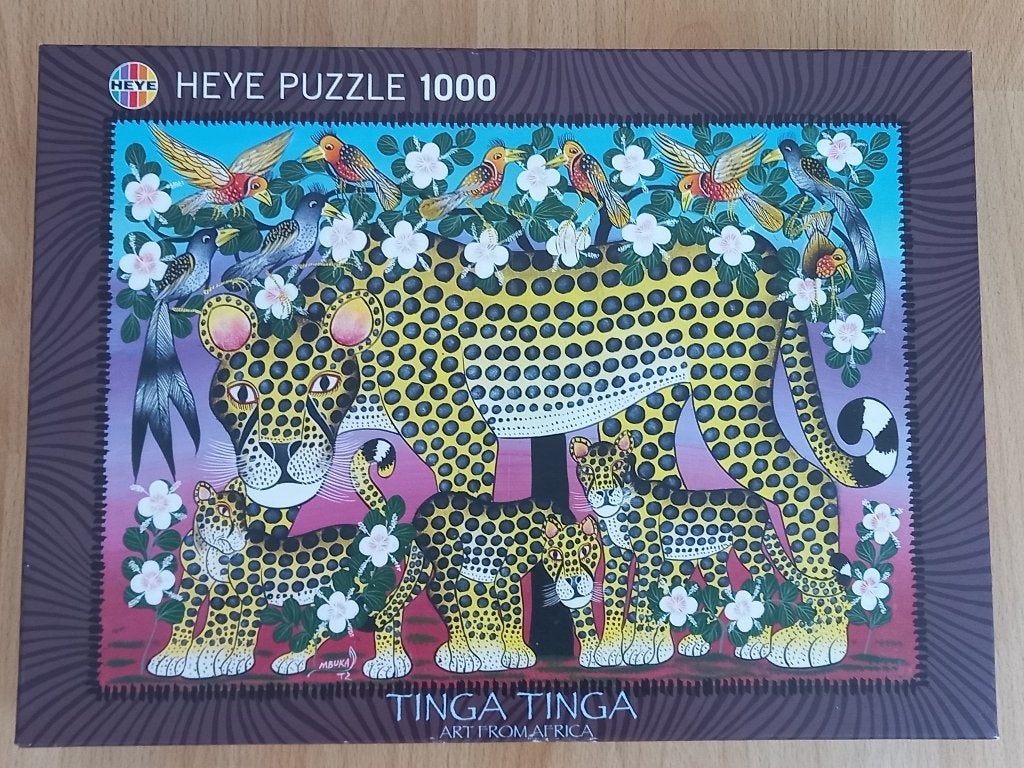 Heye Tinga tinga puzzel 1000 stukjes, Ophalen of Verzenden, 500 t/m 1500 stukjes, Zo goed als nieuw, Legpuzzel