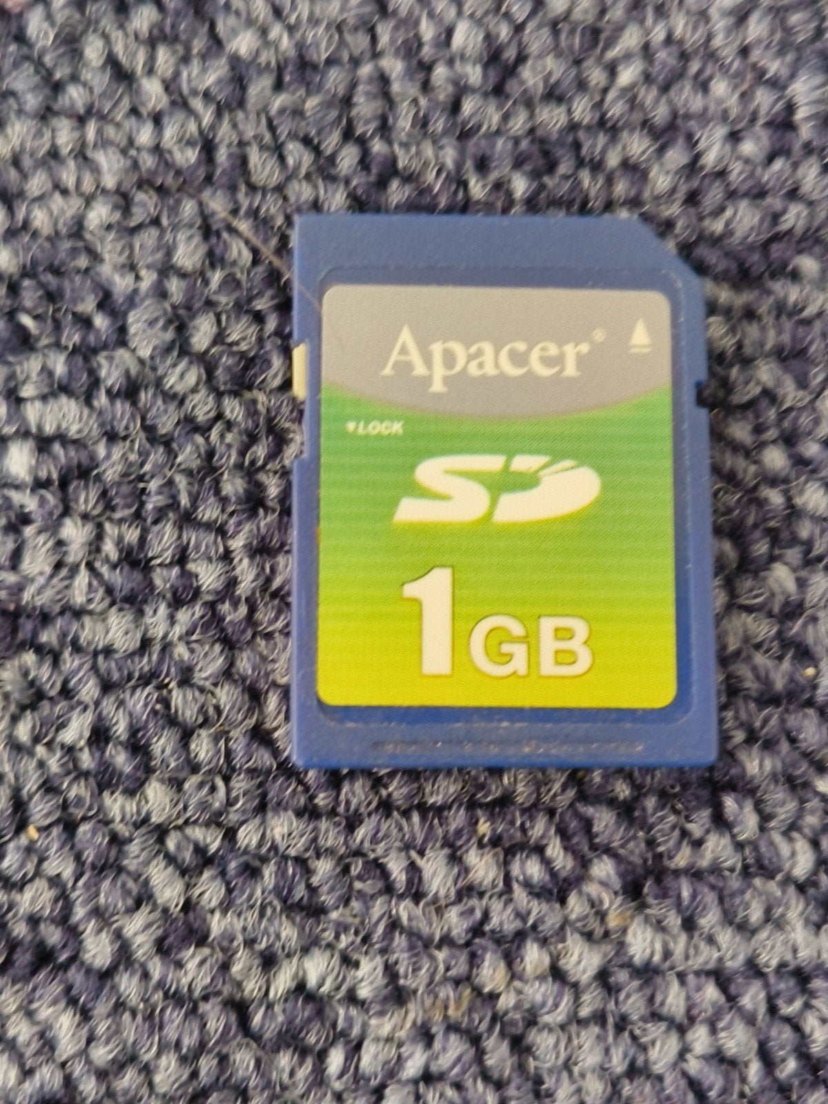 Apacer SD Geheugenkaart 1GB, SD, Gebruikt, Verzenden, Minder dan 2 GB