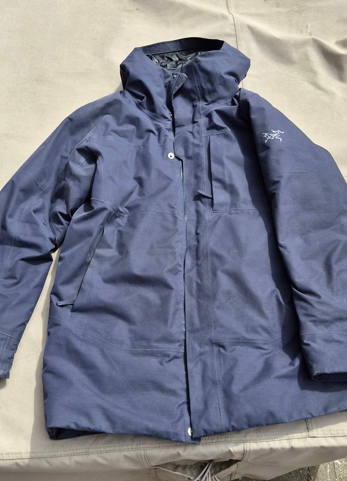 Arcteryx Therme Down parka maat S Arc'teryx, Kleding | Heren, Ophalen, Blauw, Arc’teryx, Gedragen