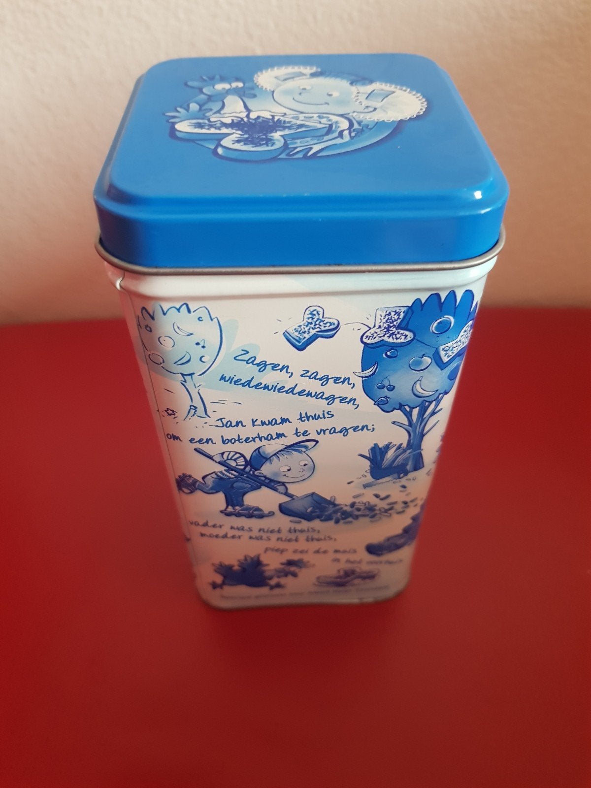 Vintage Albert Heijn voorraadblik/snoepblik – oud-Hollands, Ophalen of Verzenden, Gebruikt, Overige