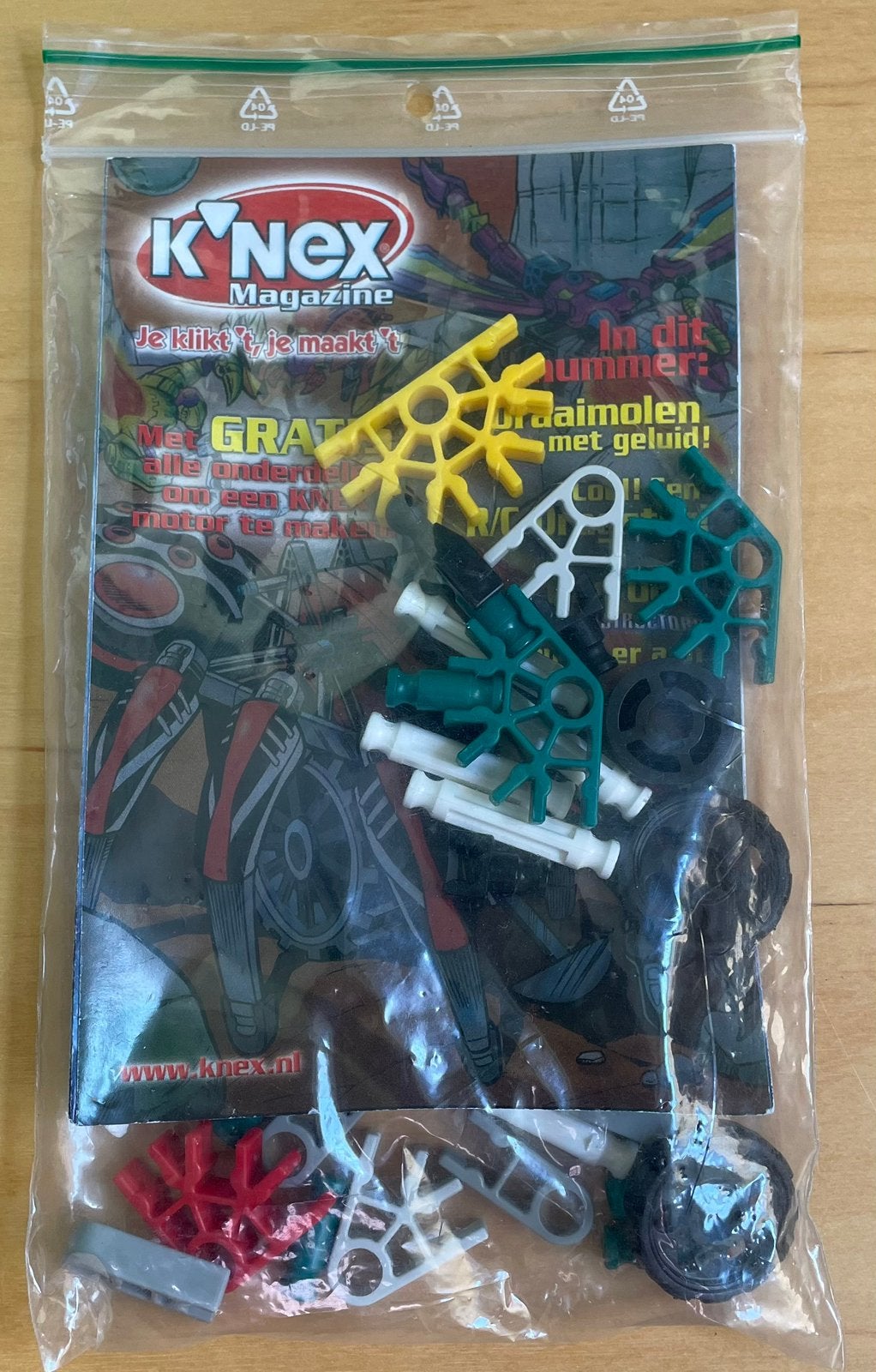 Zakje K’nex; motor, Ophalen of Verzenden, Gebruikt, K'nex