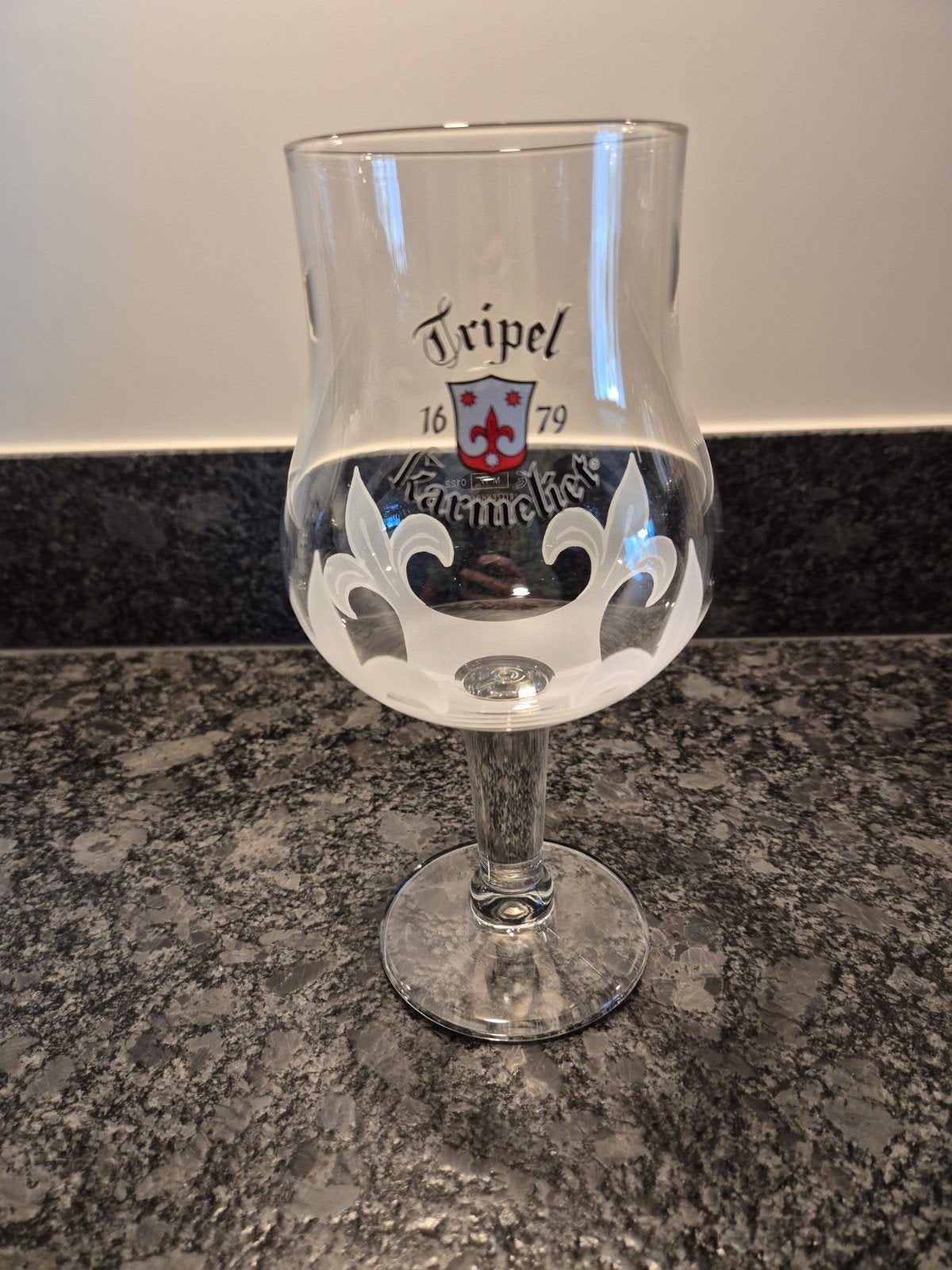 Karmeliet glas 0,3 l., Verzamelen, Biermerken, Ophalen of Verzenden, Zo goed als nieuw, Glas of Glazen, Overige merken