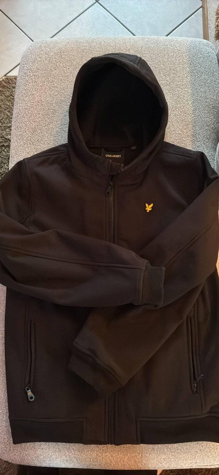 Lyle & Scott tussenjas zwart 12-13 jr, Kinderen en Baby's, Ophalen of Verzenden, Gebruikt, Jongen, Jas