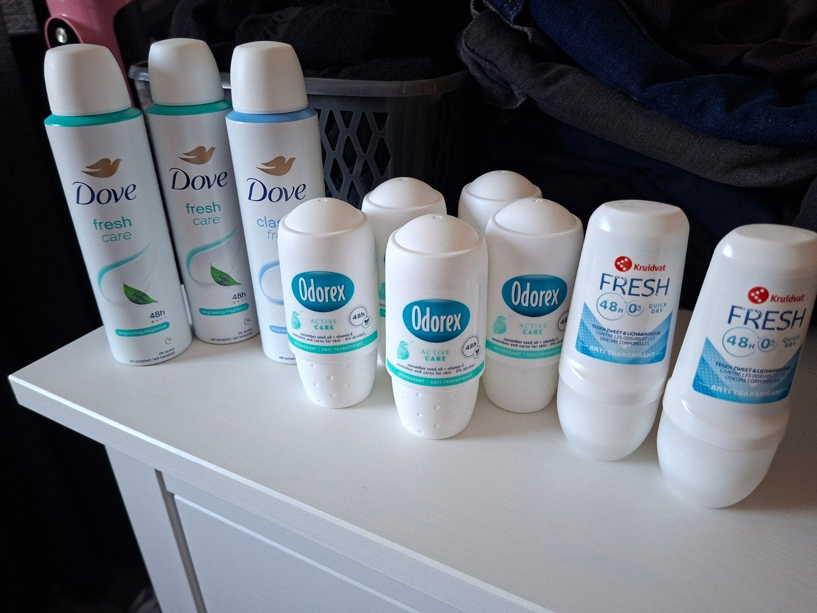 Nieuwe Deodorant van diverse merken, Ophalen of Verzenden, Nieuw, Deodorant of Bodyspray
