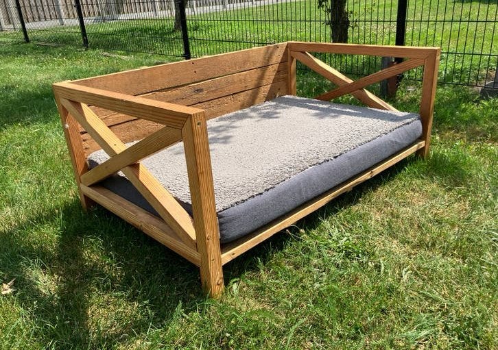 Stoere hondenmand met Beeztees orthopedisch kussen 120x80, Dieren en Toebehoren, Ophalen, Zo goed als nieuw, Overige