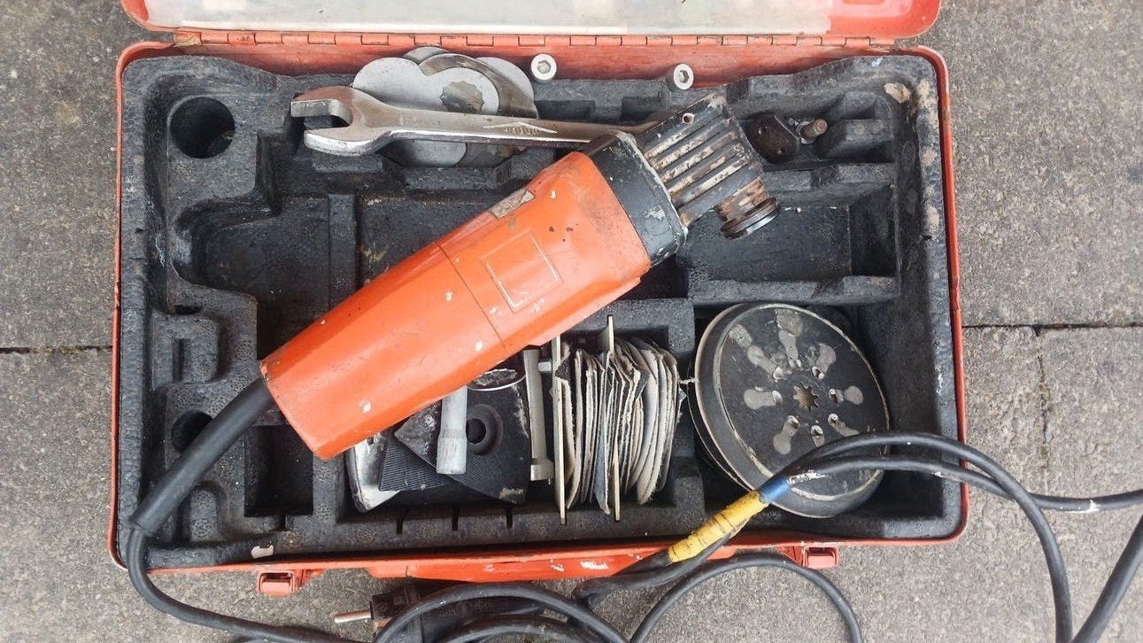 Fein multitool 400W met accessoires, Doe-het-zelf en Verbouw, Gereedschap | Slijpmachines, Ophalen of Verzenden, Gebruikt, Minder dan 700 watt