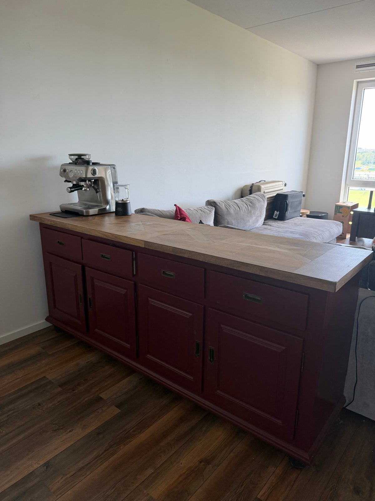 Dressoir met lades en deuren, Ophalen, Gebruikt, 150 tot 200 cm, Met lade(s)